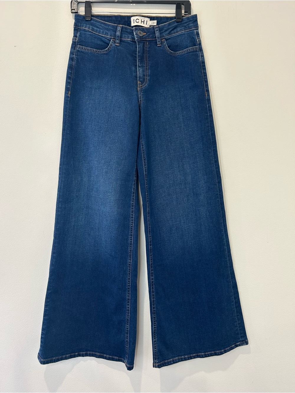 ICHI - Twiggy Wide Leg High Waist Jeans Size 28